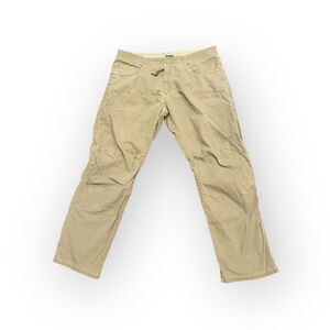 KÜHL Mens Revolvr Vintage Patina Dye Pants Men’s 38x32 Hiking Outdoor Khaki